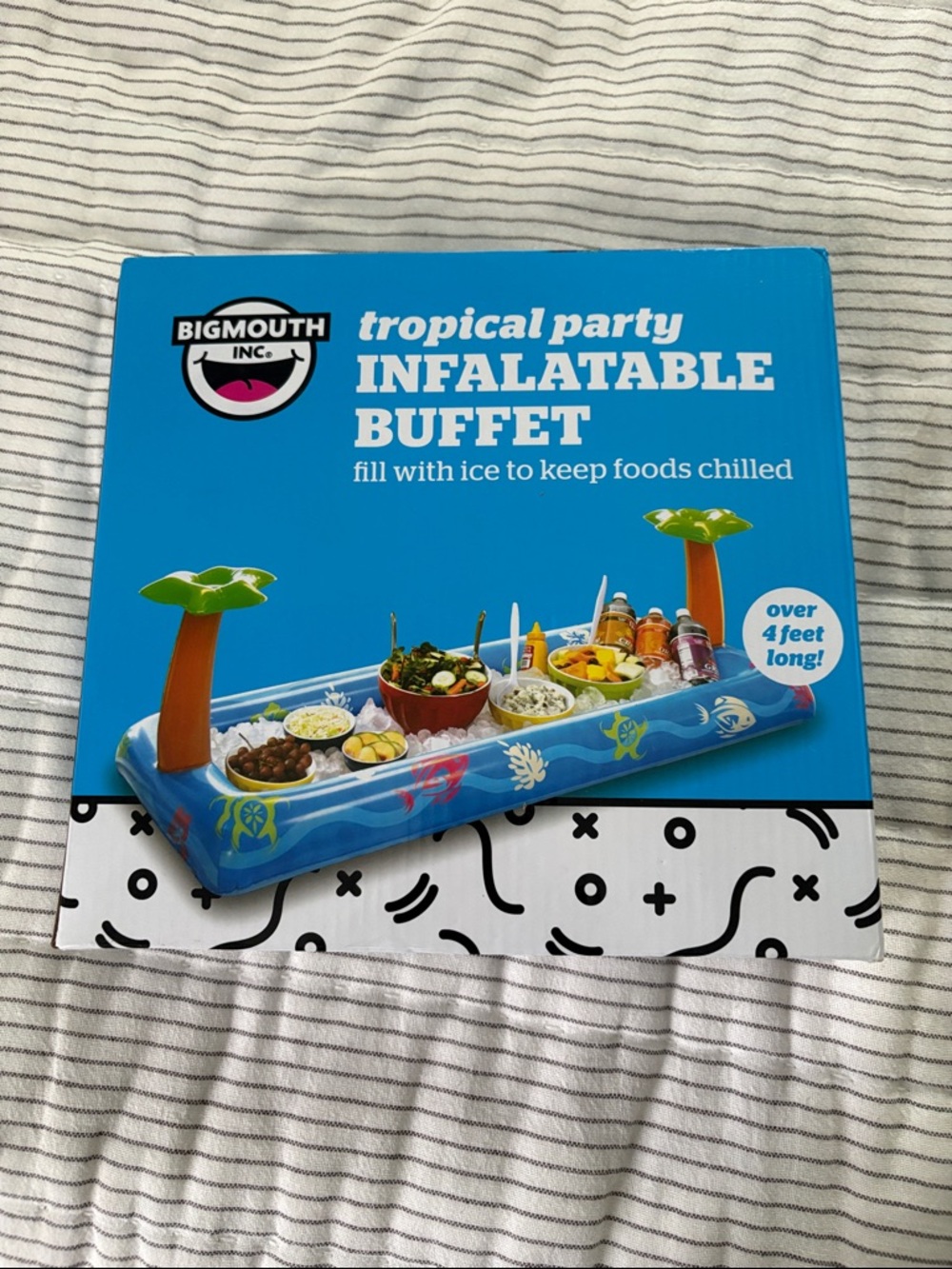 BigMouth Tropical Party Inflatable Buffet - Blue